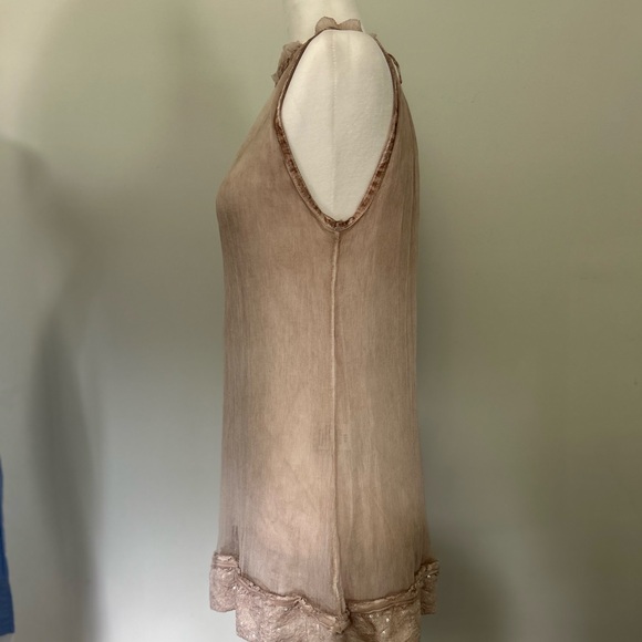 Nana Nucci sleeveless blush tunic with sequin trim - Picture 5 of 10